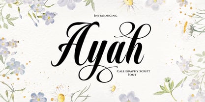 Ayah Font Poster 1