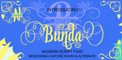 Bunda Font Poster 1