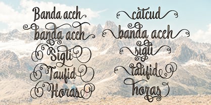 Bunda Font Poster 8