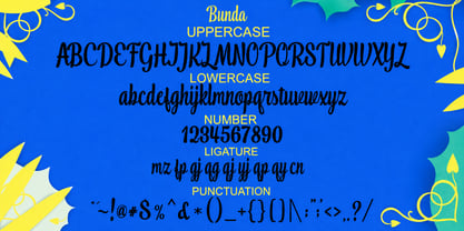 Bunda Font Poster 5