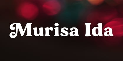 Murisa Ida Font Poster 1