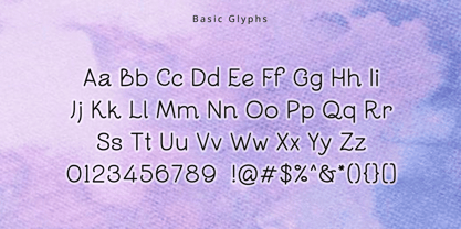 Nm Lavender Sans Font Poster 6