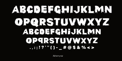 Graveshred Exhumed Font Poster 2