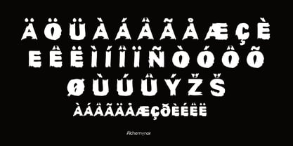Graveshred Exhumed Font Poster 3