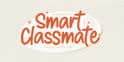 Smart Classmate Font Poster 1