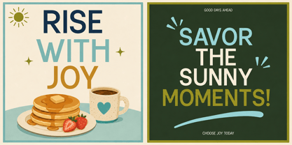Sunnybite Font Poster 4