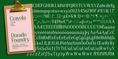 Crayola Font Poster 14
