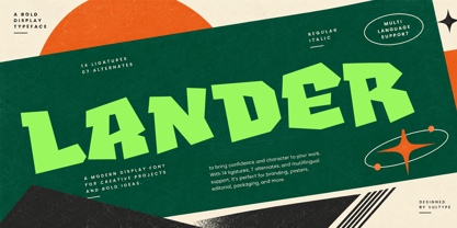 Lander Font Poster 1