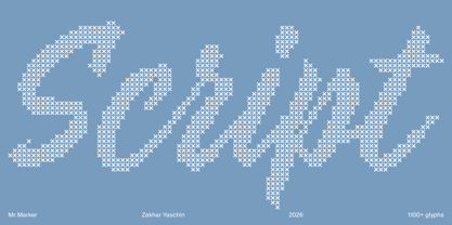 MrMarker Font Poster 3