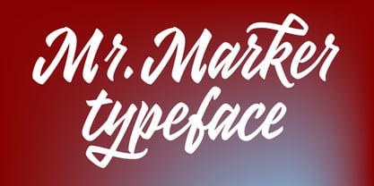 MrMarker Font Poster 1