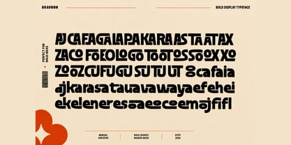 Bravoon Font Poster 5