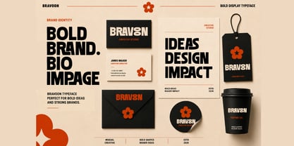 Bravoon Font Poster 3