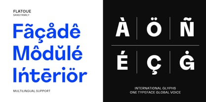 Flatoue Font Poster 15