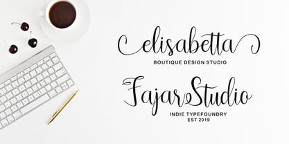 Kerling Script Font Poster 4