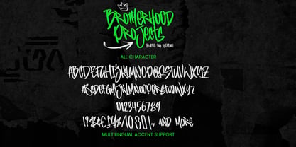 Brotherhood Projects Font Poster 6