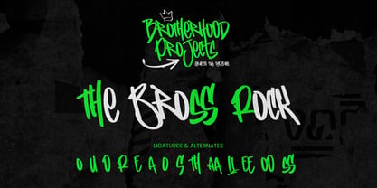 Brotherhood Projects Font Poster 7