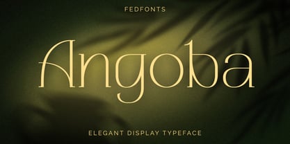 Angoba Font Poster 1