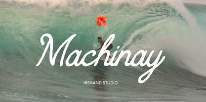 Machinay Font Poster 1
