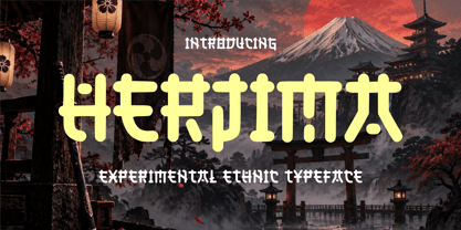 Herjima Font Poster 1