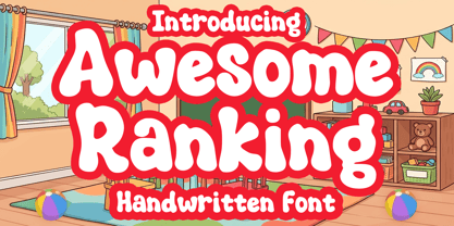 Awesome Ranking Font Poster 1