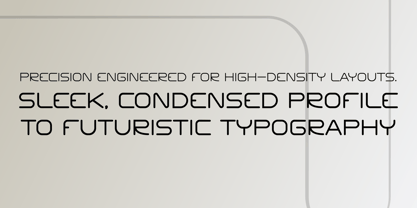 Aeroline Linear Font Poster 2