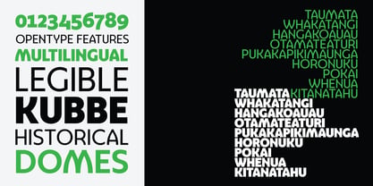 Qubbe Font Poster 2