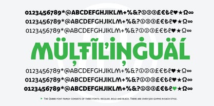 Qubbe Font Poster 3