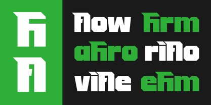 Nestora Sharp Font Poster 9