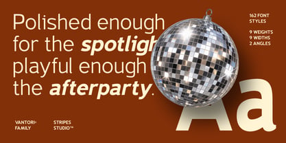 Vantori Font Poster 9