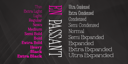 En Passant Font Poster 6