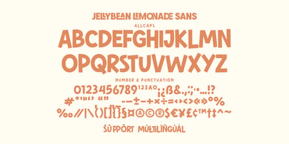 Jellybean Lemonade Font Poster 11