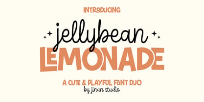 Jellybean Lemonade Font Poster 1