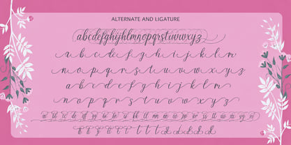 Atakana script Font Poster 4