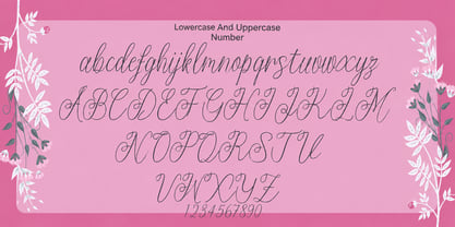 Atakana script Font Poster 3