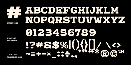 Nuega Font Poster 11