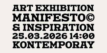 Nuega Font Poster 3