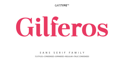 Gilferos Cntr Font Poster 1