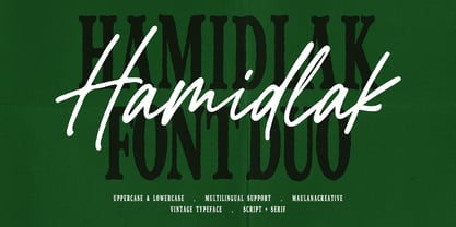 Hamidlak Font Poster 1