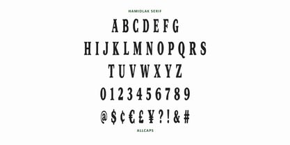 Hamidlak Font Poster 7