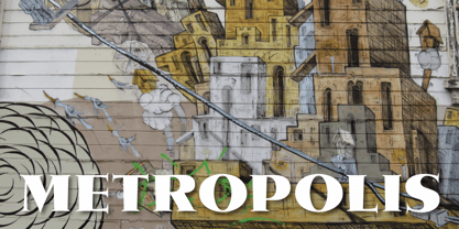 Metropolis CT Font Poster 3