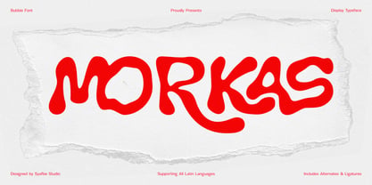 Morkas Font Poster 1