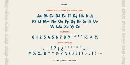 EZ Mallowick Font Poster 3