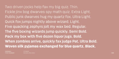 VTF Berezin Font Poster 3