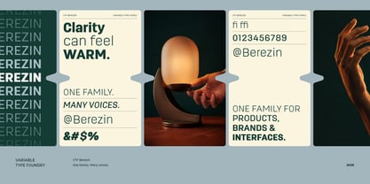 VTF Berezin Font Poster 8