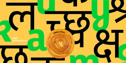 Bree Devanagari Font Poster 8