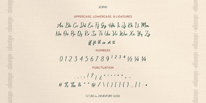 EZ Lintwell Font Poster 3