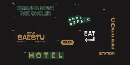 PRAK Trotoer Font Poster 6