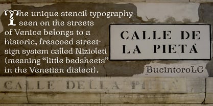 BucintoroLC Font Poster 4