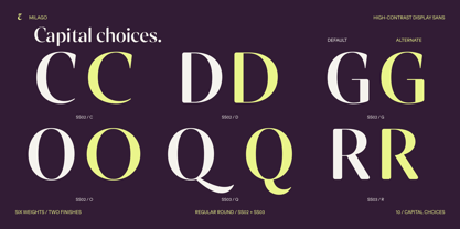 Milago Font Poster 10
