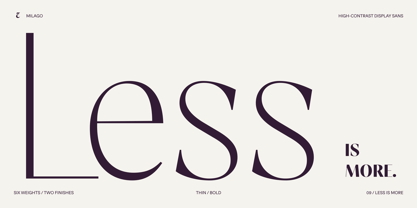Milago Font Poster 9